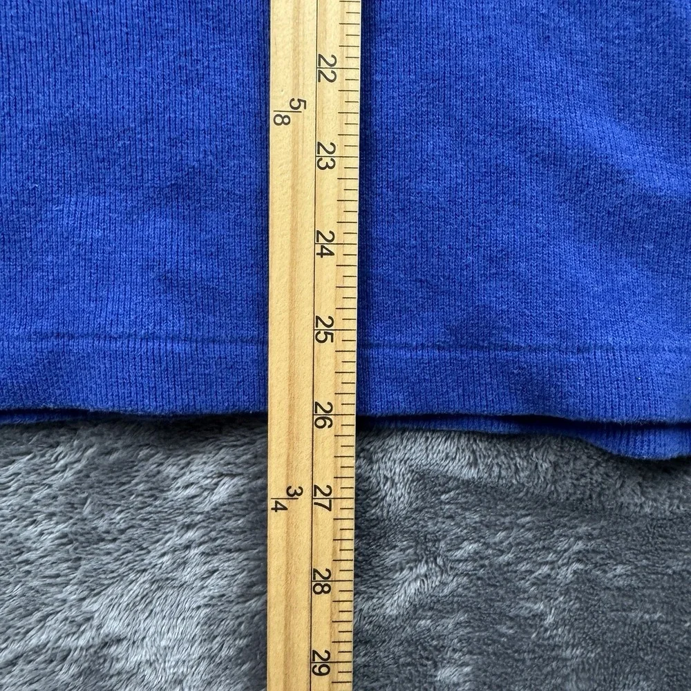 Polo Ralph Lauren Mens XL Quarter Zip Pullover Blue Jumper‎ Sweater Red Pony